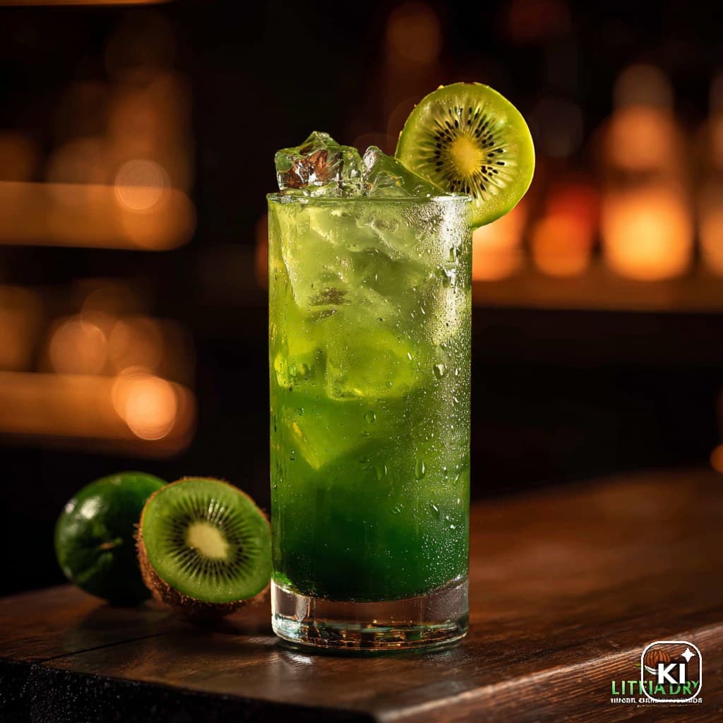 Cold Kiwi-Limette Cocktail Rezept