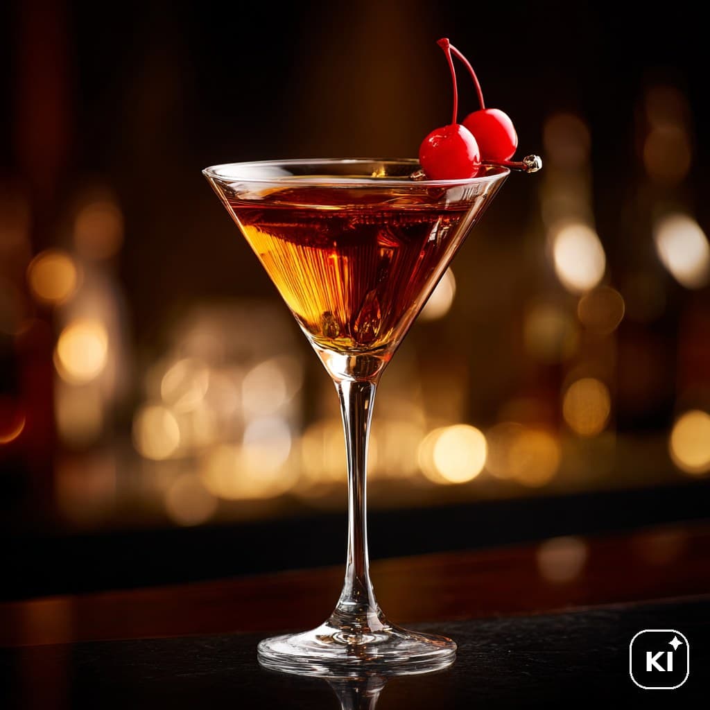 Elderflower Manhatten Cocktail Rezept