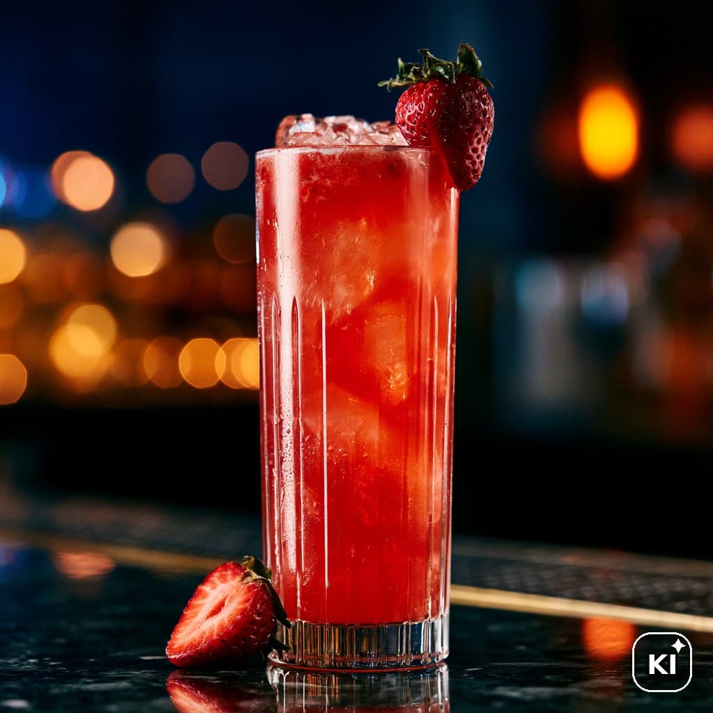 Erdbeer Punch Cocktail Rezept