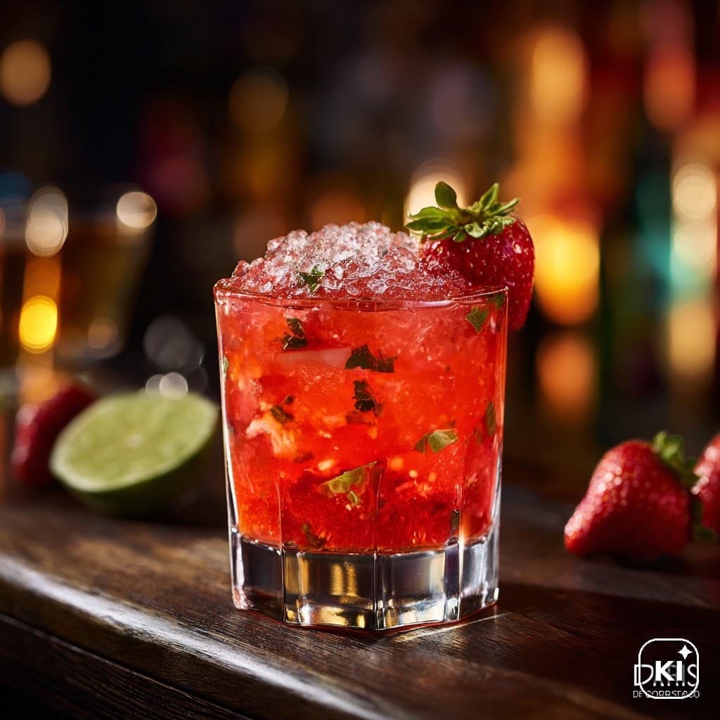 Erdbeercaipi Cocktail Rezept