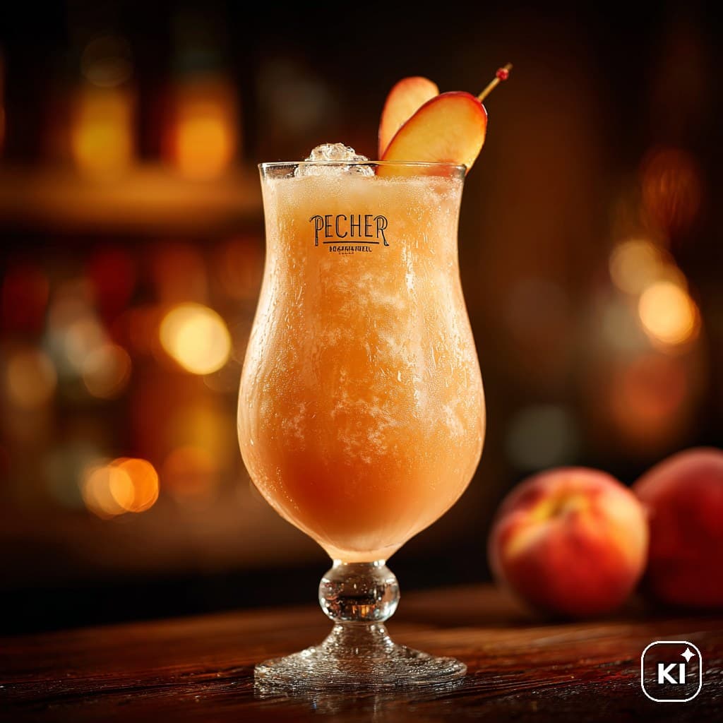 Pêcher Daiquiri Cocktail Rezept