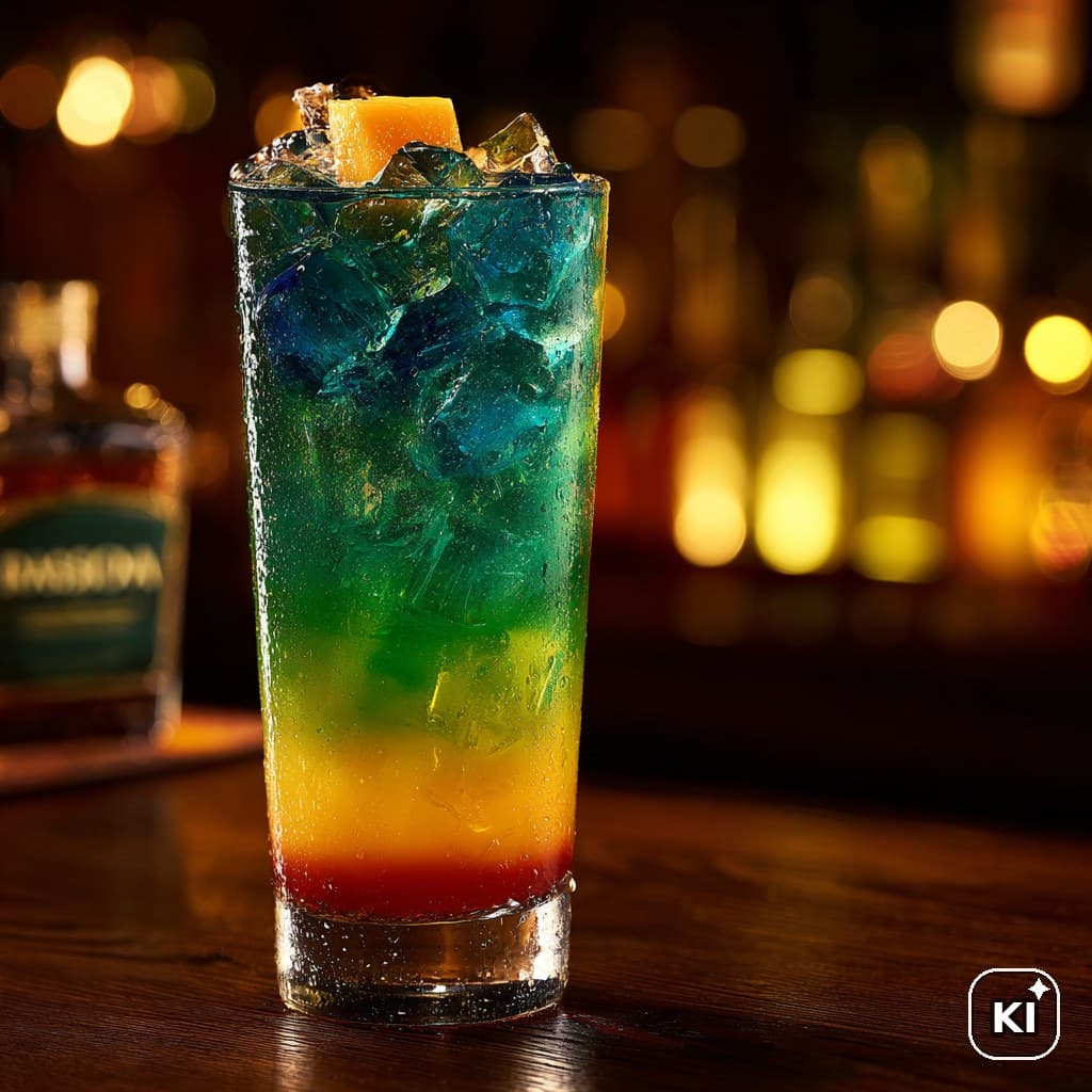 Rainbow Cocktail Rezept