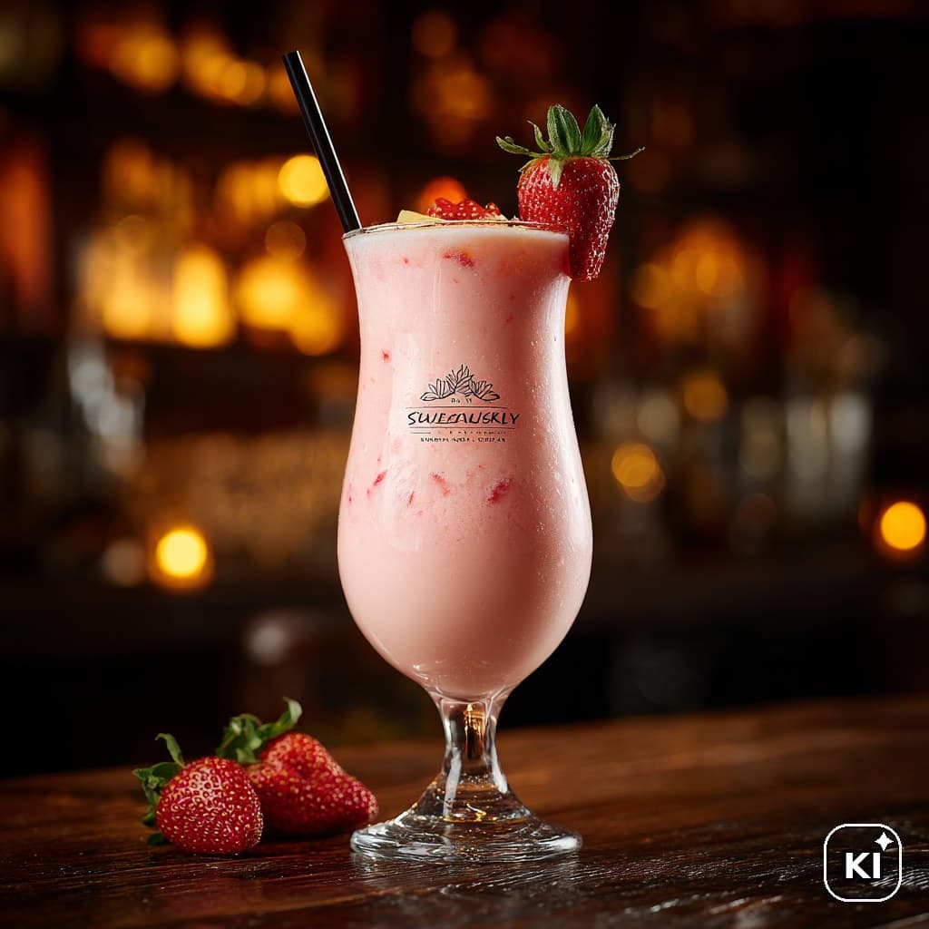 Sweet Strawberry Kiss Cocktail Rezept