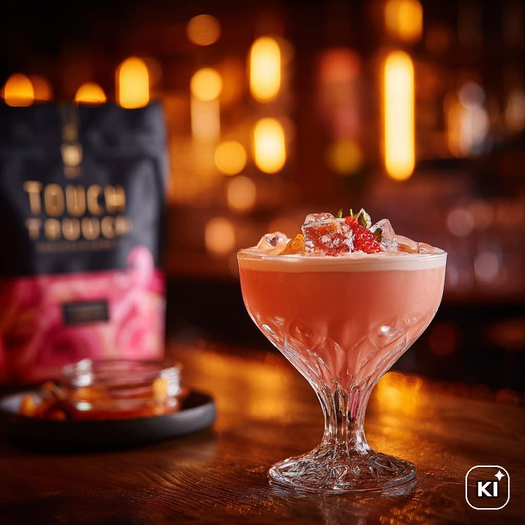 Touch of a Strawberry Cocktail Rezept
