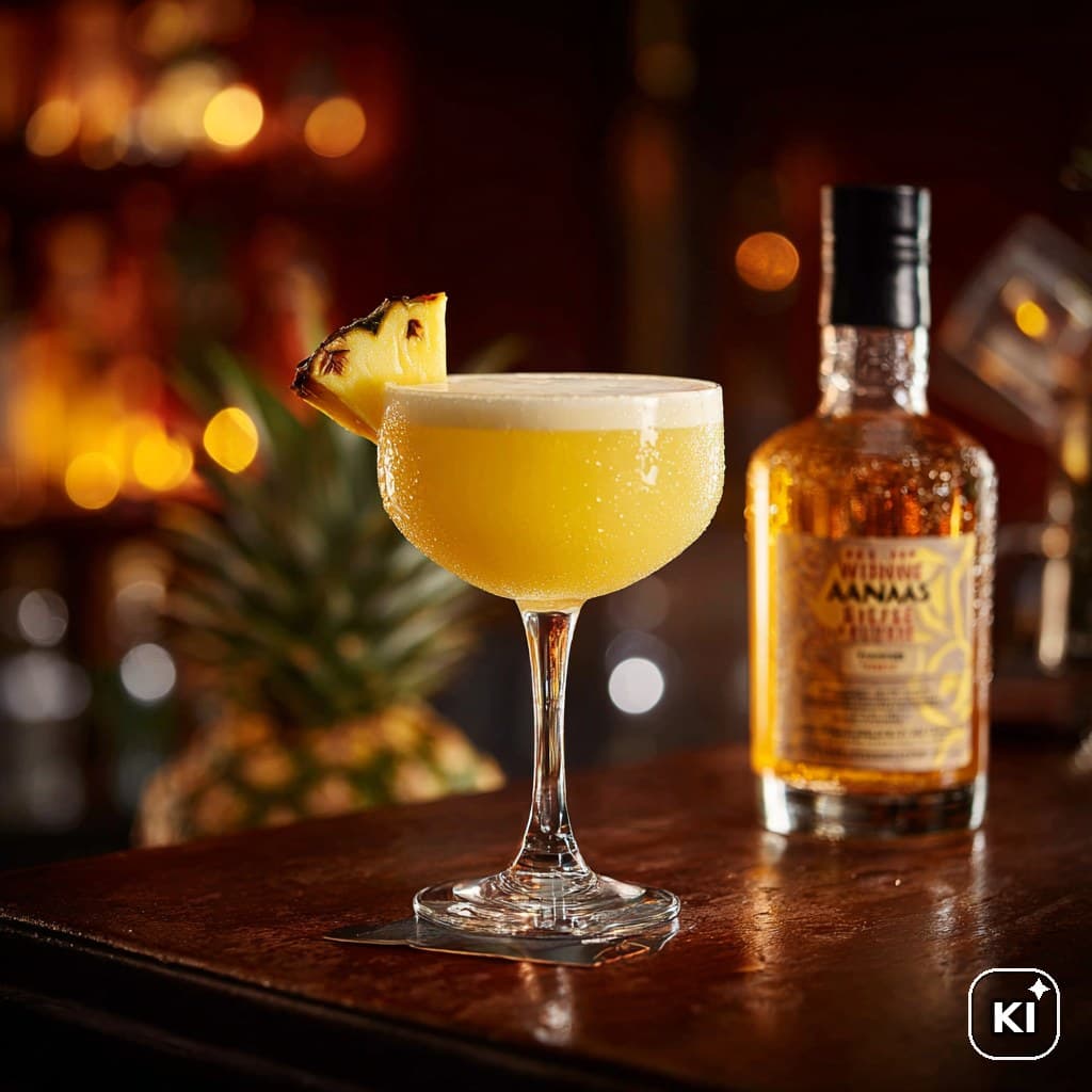 würzige Ananas Cocktail Rezept