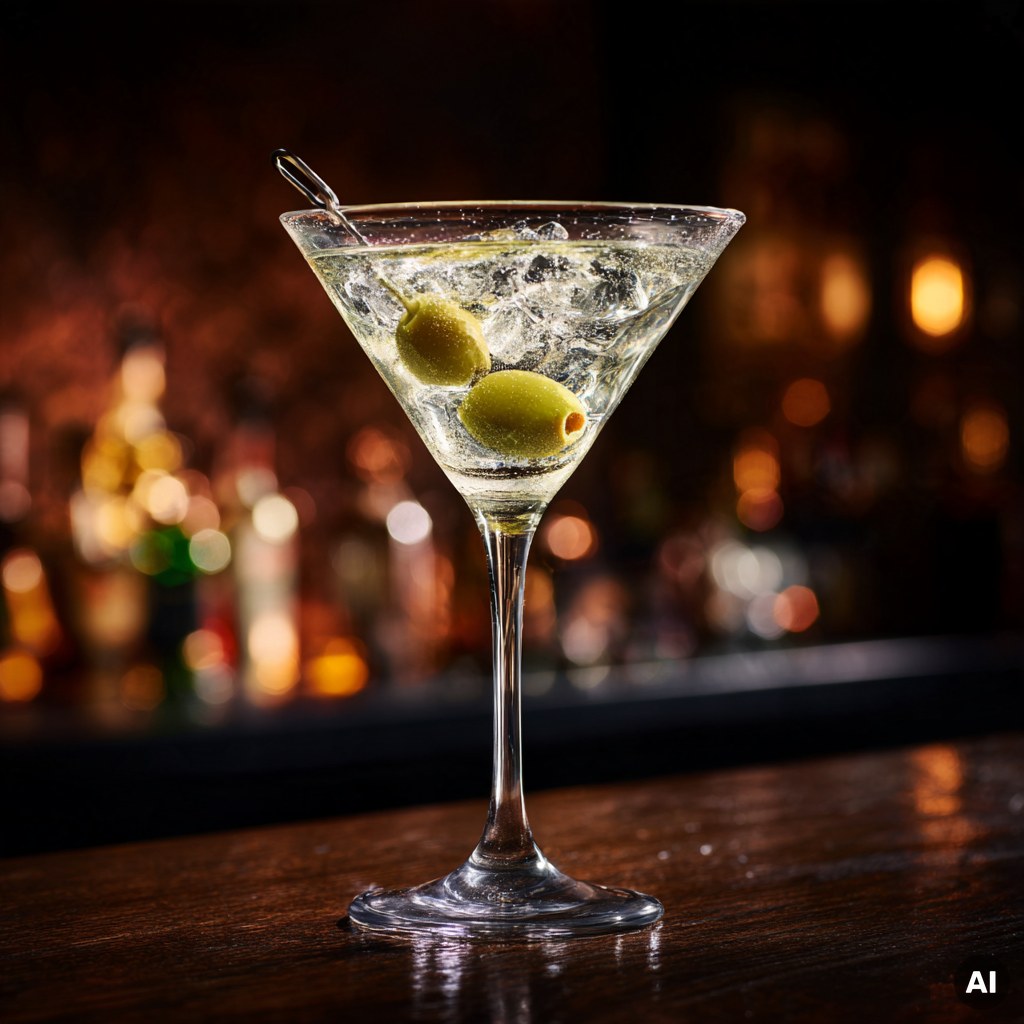 50 50 Martini Cocktail Rezept