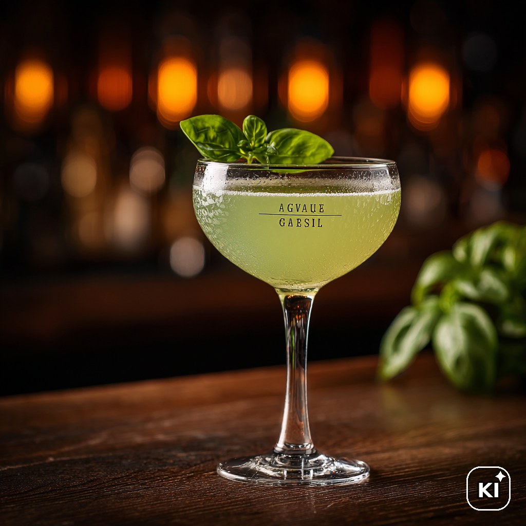 Agave & Basil Cocktail