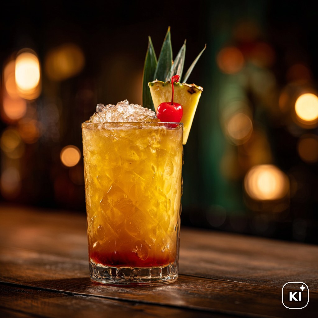 Allspice Tiki Punch Cocktail Rezept
