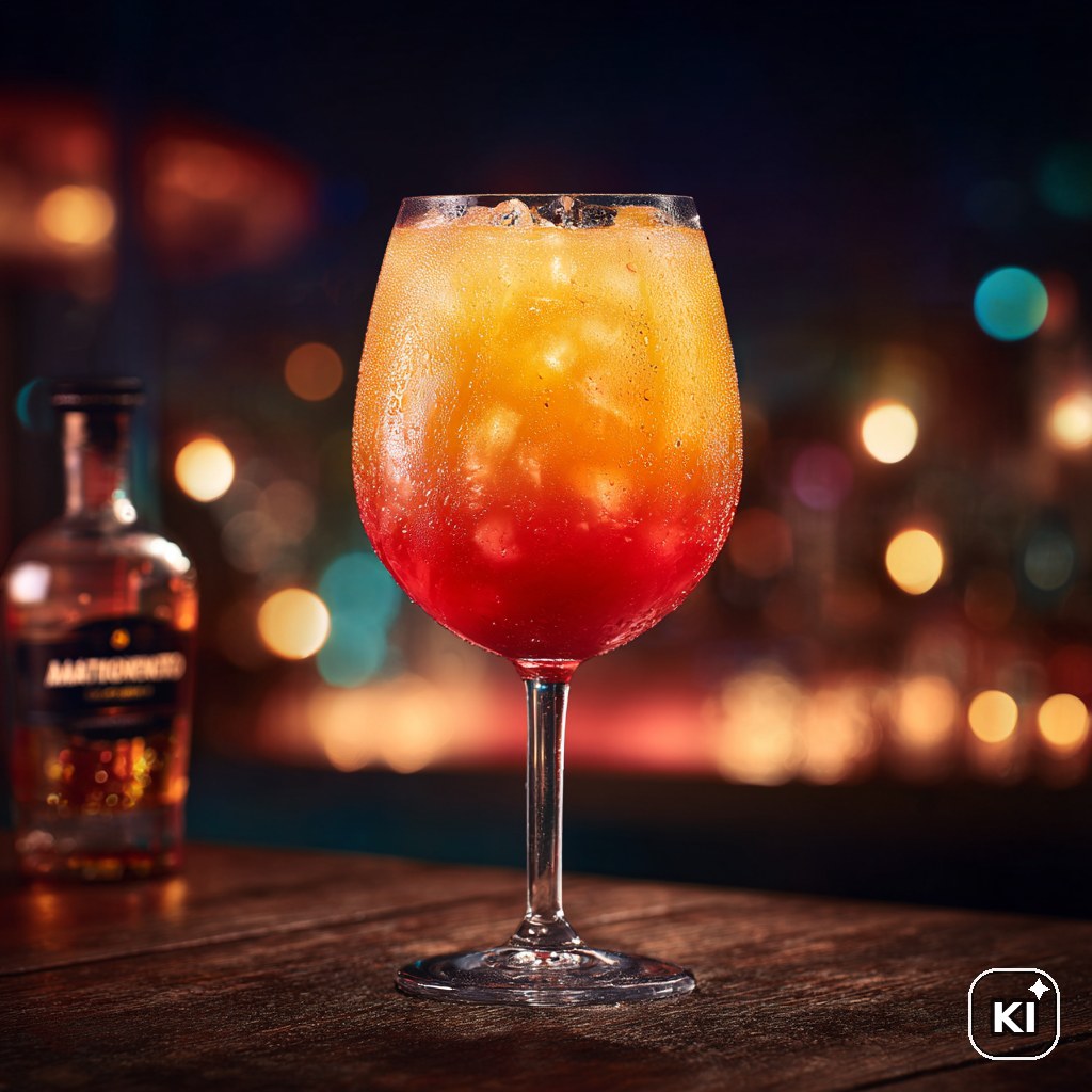 Amaretto Sunrise Cocktail