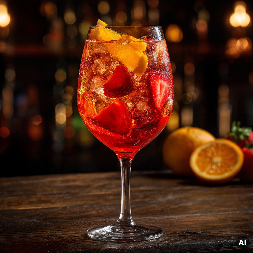 Aperol Bowle Cocktail Rezept