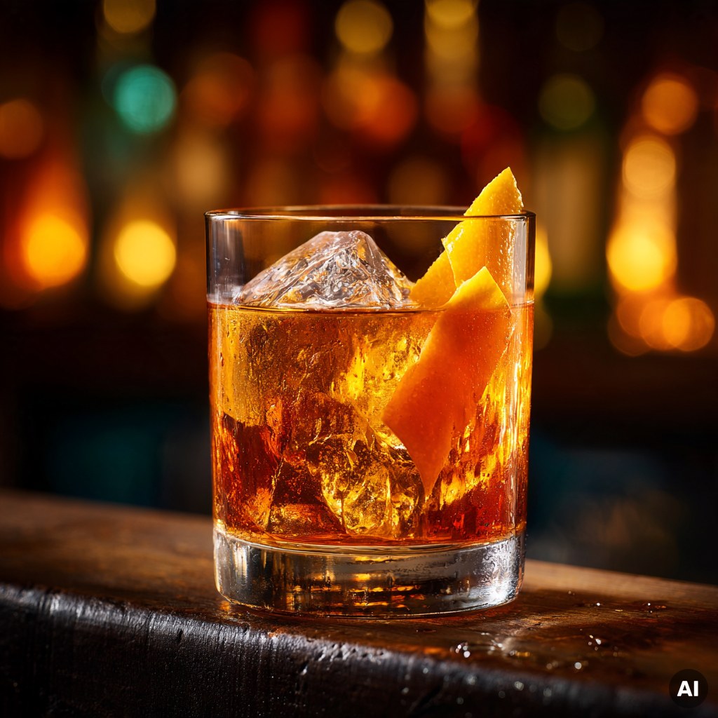 Aperol Old Fashioned Cocktail Rezept