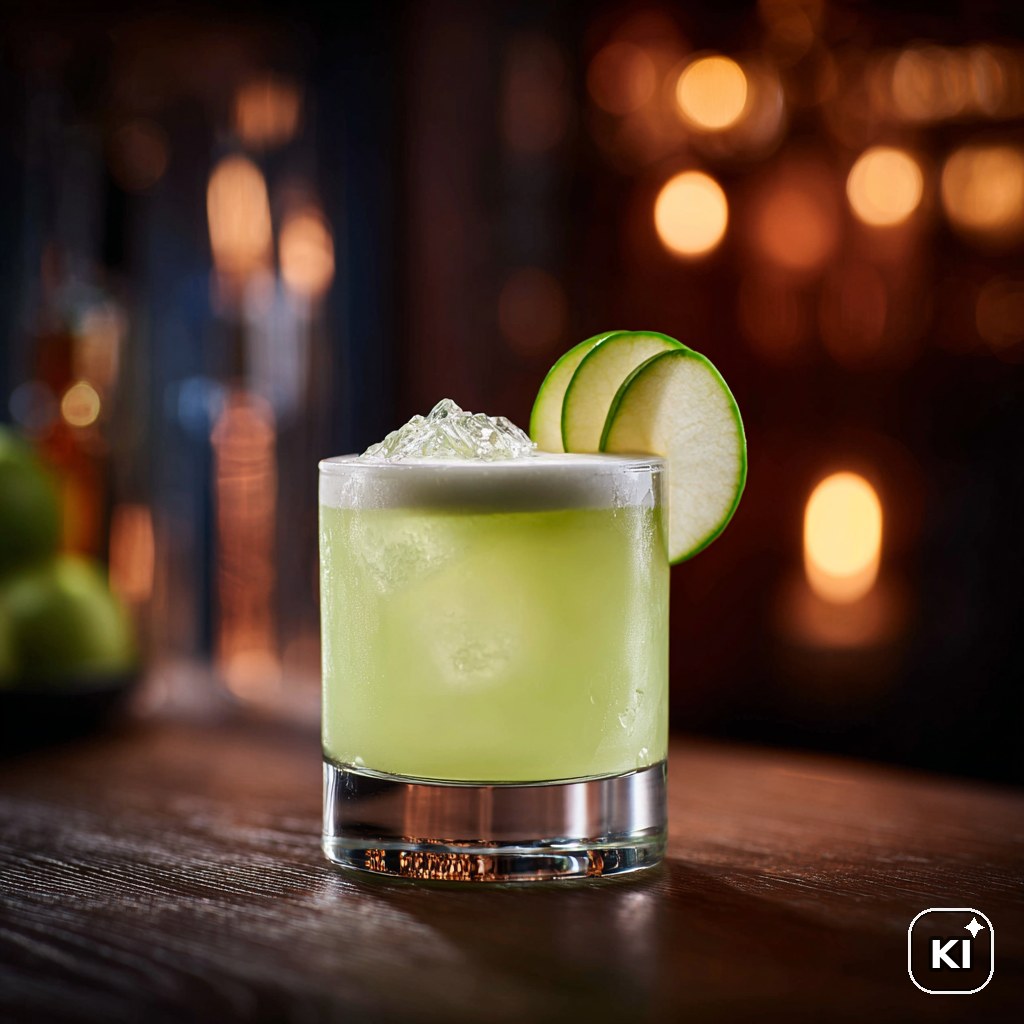 Apfel Sour Cocktail Rezept