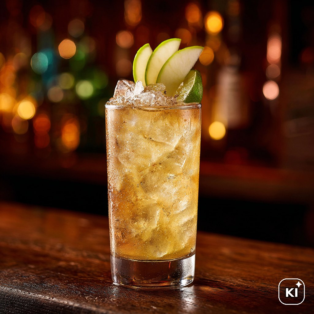 Apfel-Wodka Mule Cocktail Rezept