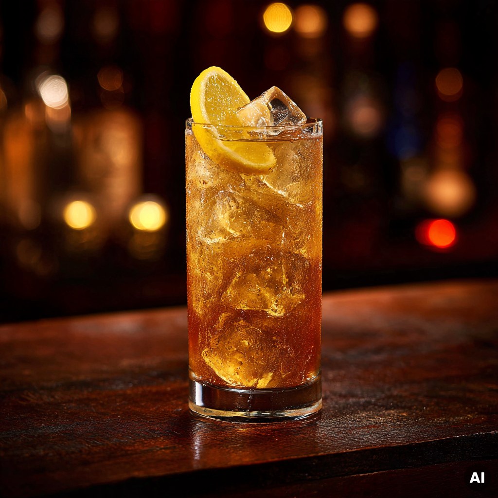Apfelessig Honey Highball Cocktail Rezept