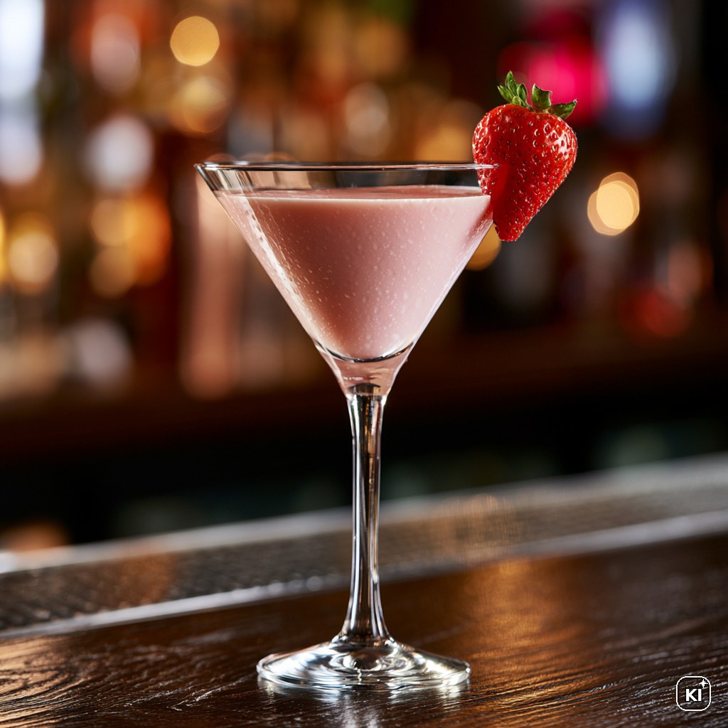 Baileys Strawberries & Cream Martini Cocktail Rezept