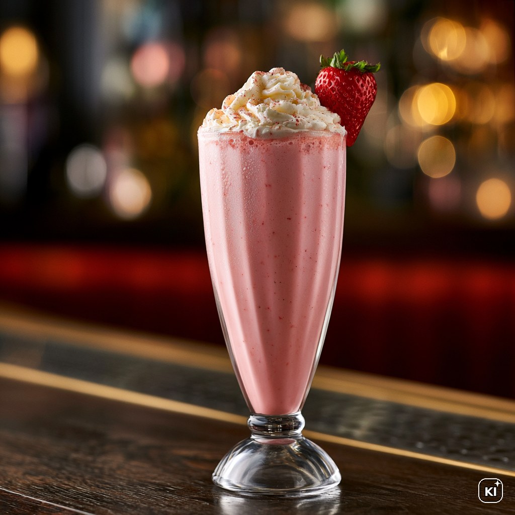 Baileys Strawberry Cream Shake Cocktail Rezept