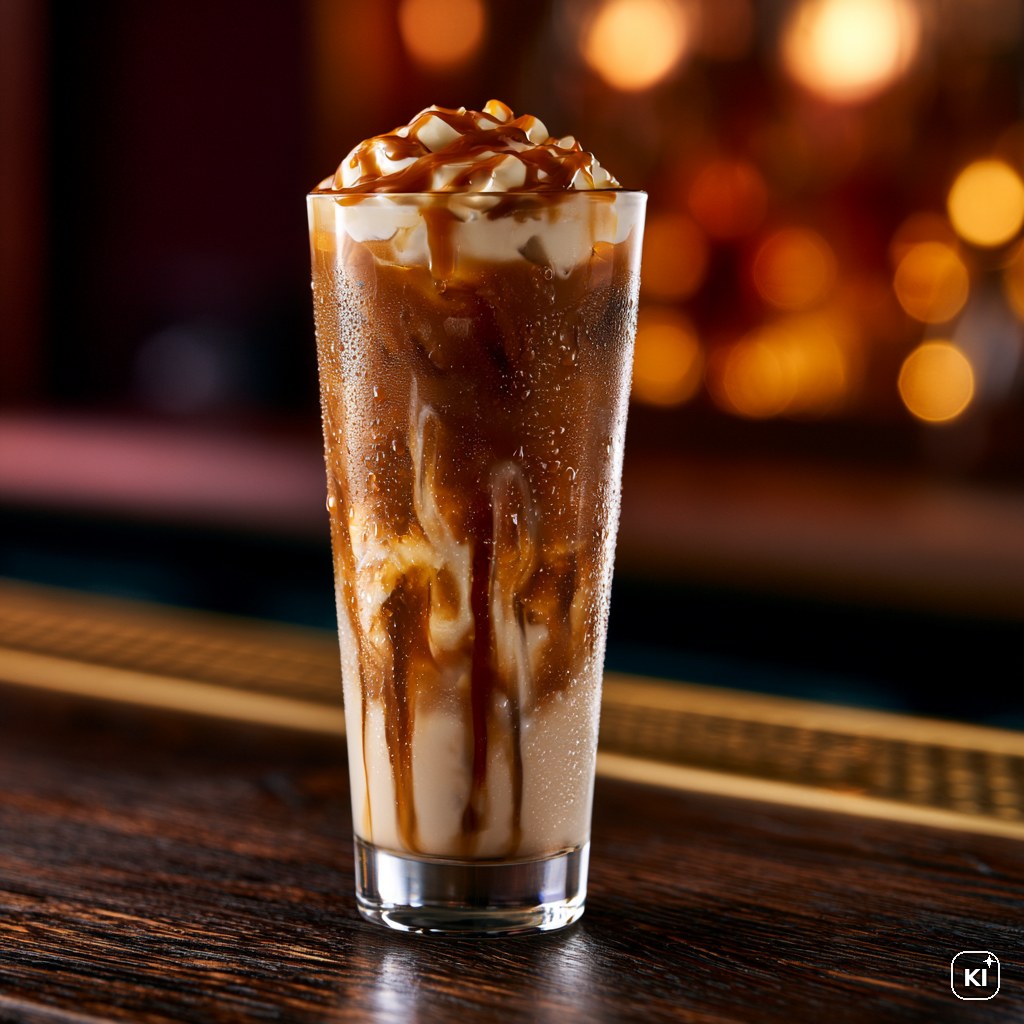 Baileys Vegan Caramel Iced Latte Cocktail Rezept