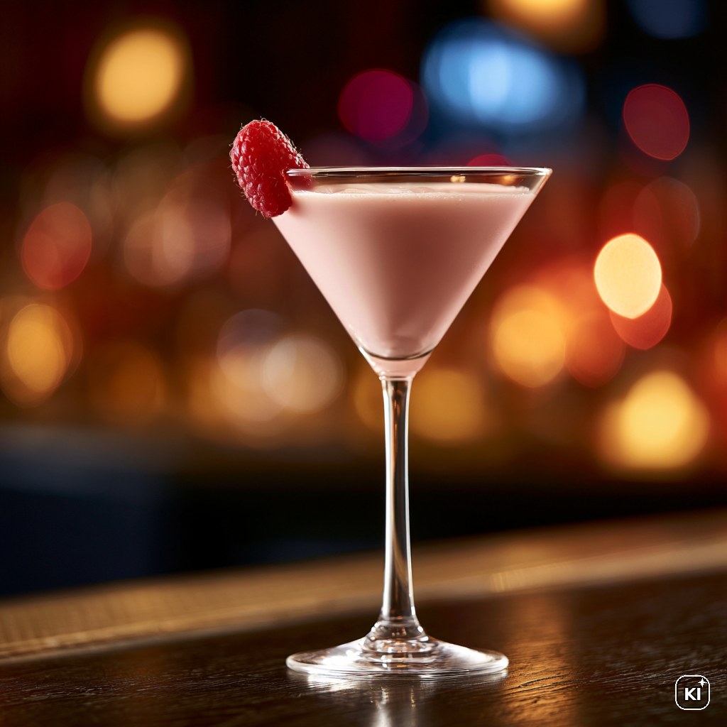 Baileys White Chocolate Raspberry Martini Cocktail Rezept