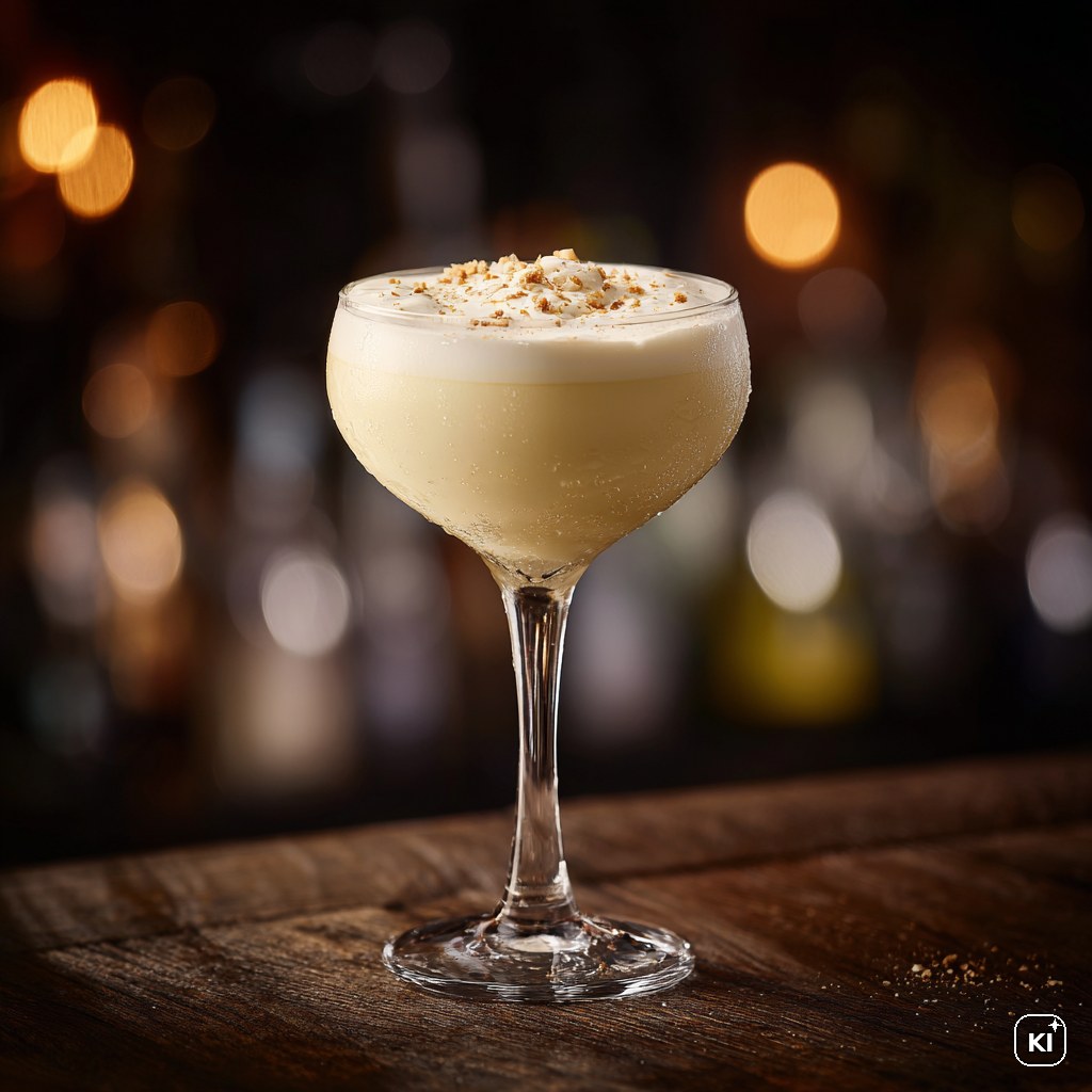 Banana Pistachio Flip Cocktail Rezept