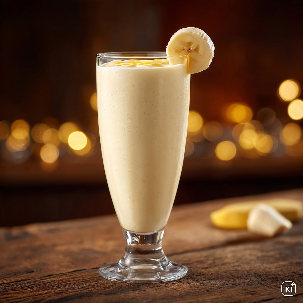 Bananen Lassi Cocktail Rezept