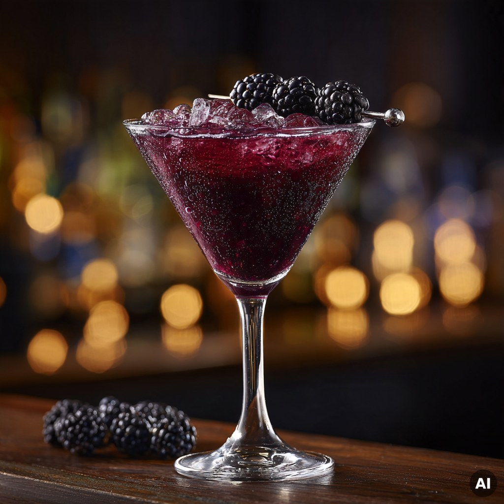 Blackberry Martini Cocktail Rezept
