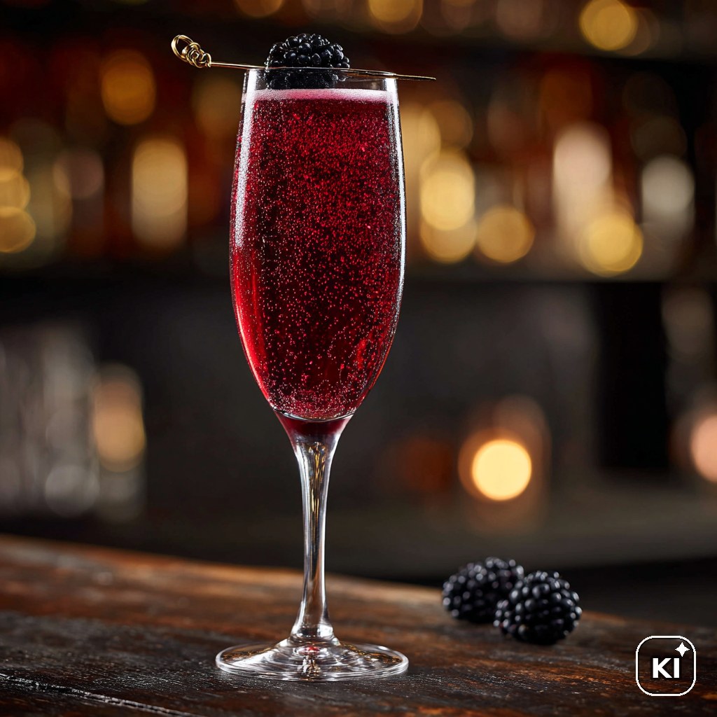 Blackberry Royale Cocktail Rezept