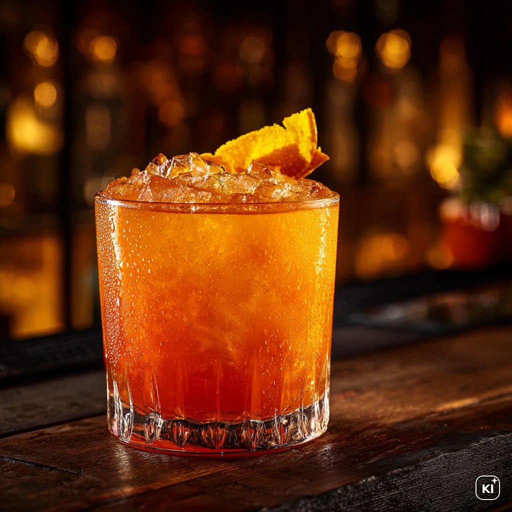 Blood Orange Meister Sour Cocktail Rezept