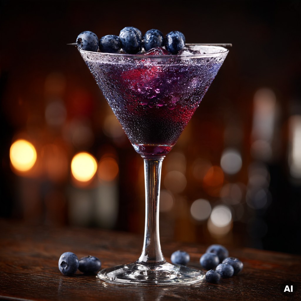 Blueberry Martini Cocktail Rezept
