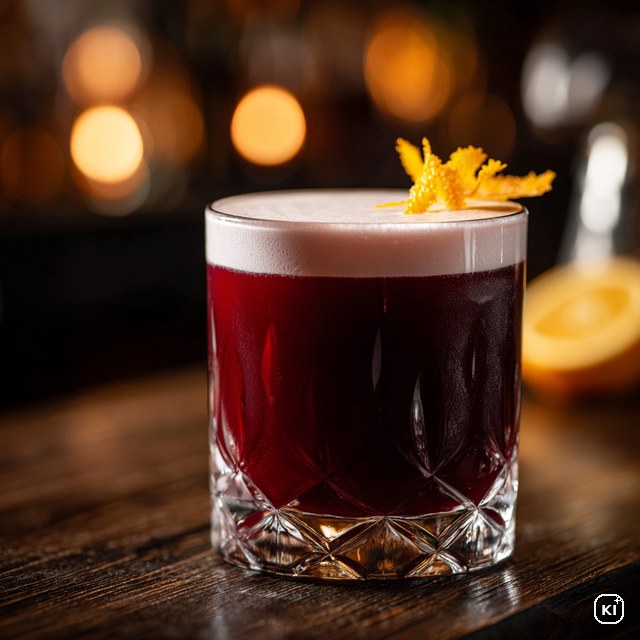 Blutwurz Sour Cocktail Rezept