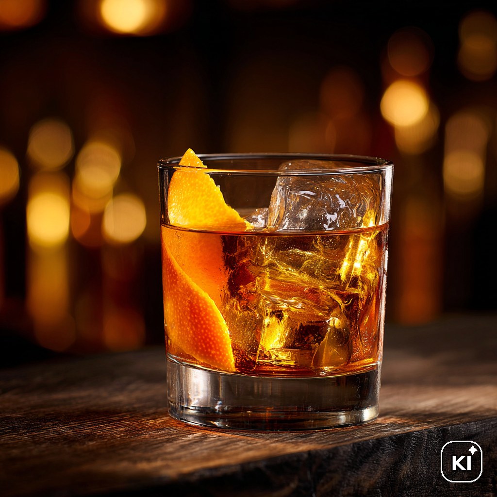Caramel Rum Old Fashioned Cocktail Rezept