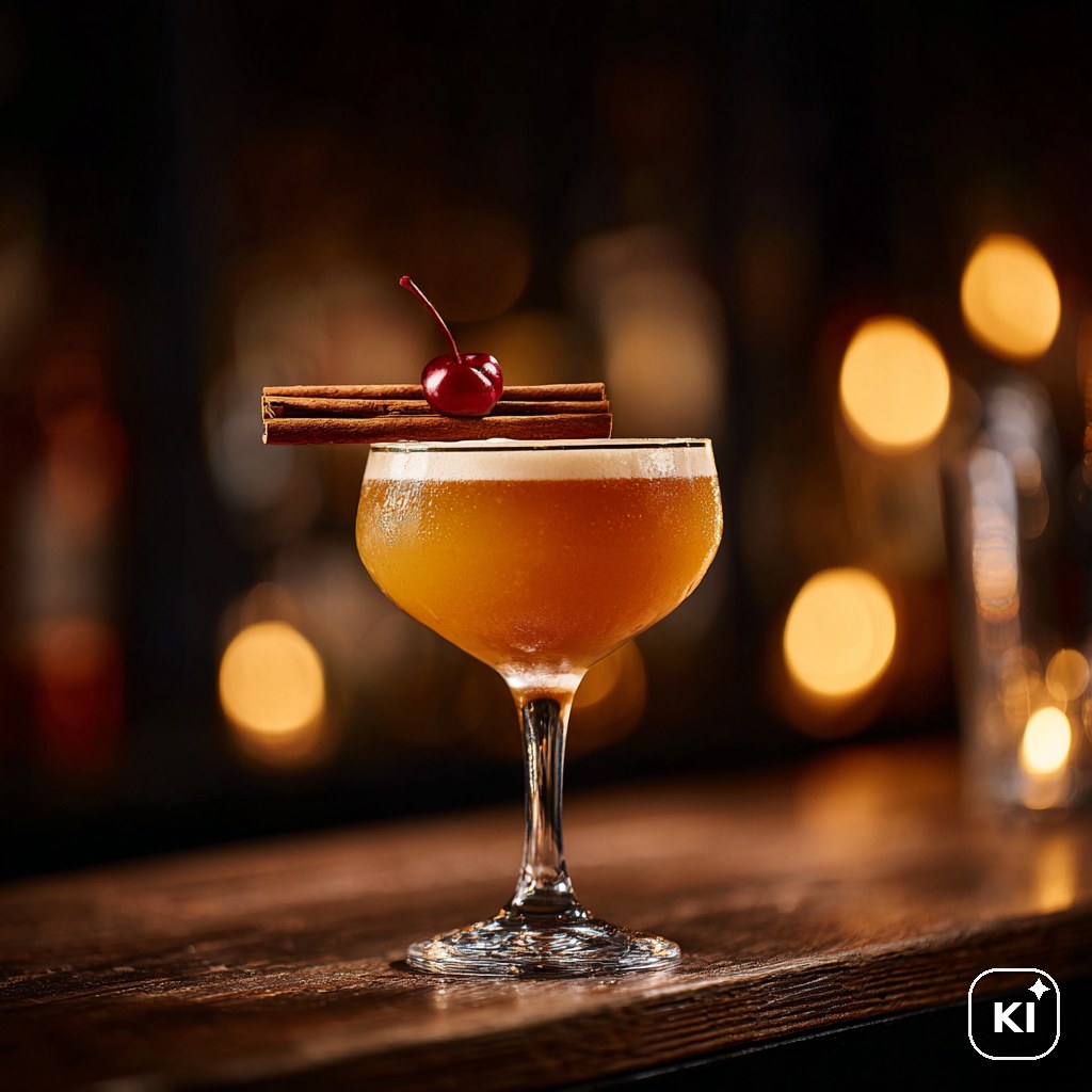 Cinnamon Whiskey Sour Cocktail Rezept
