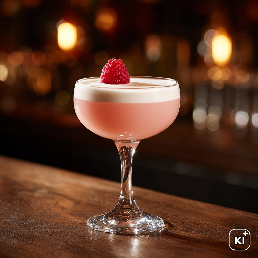 Clover Club ohne Ei Cocktail Rezept