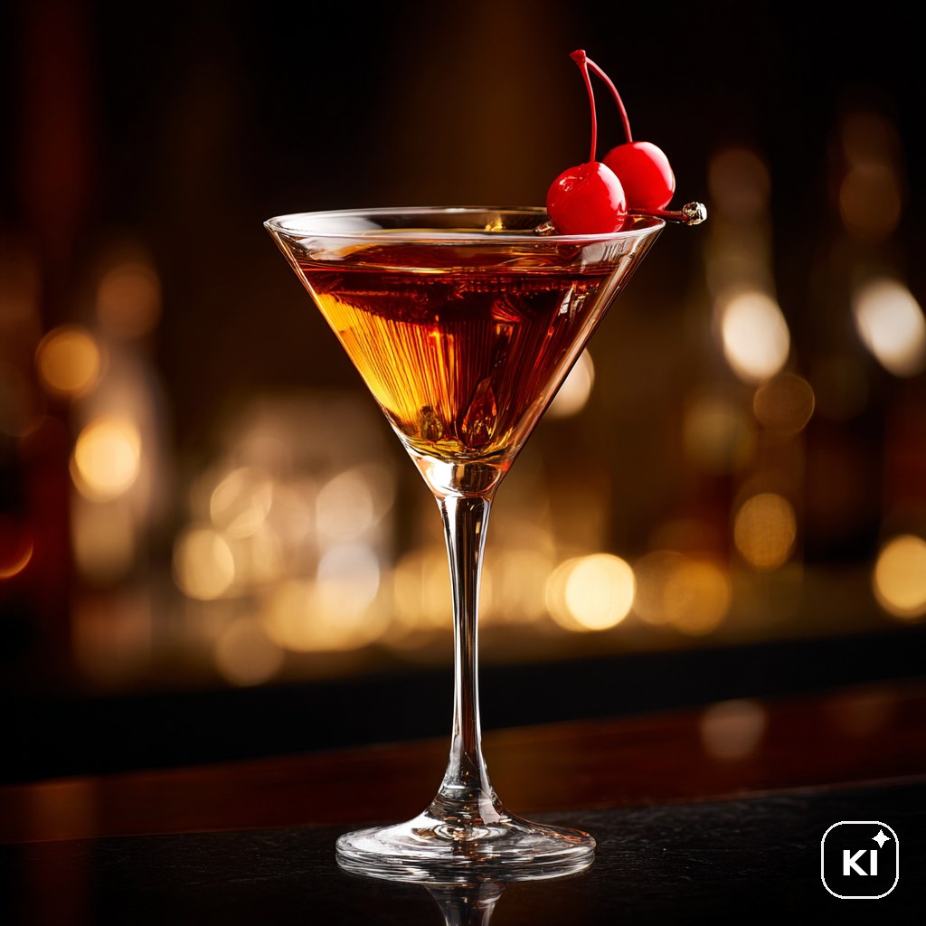Elderflower Manhatten Cocktail