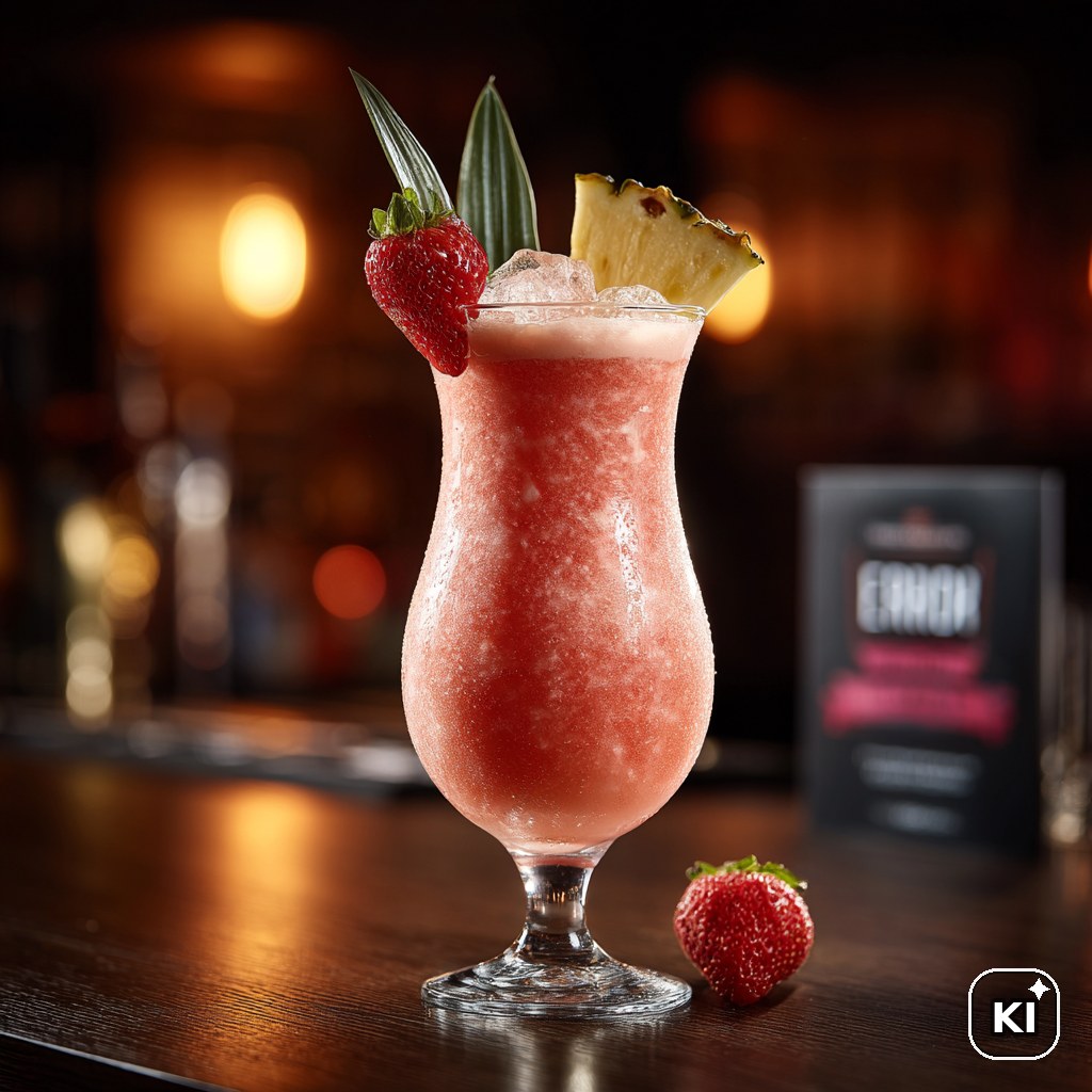 Erdbeer Colada Cocktail Rezept