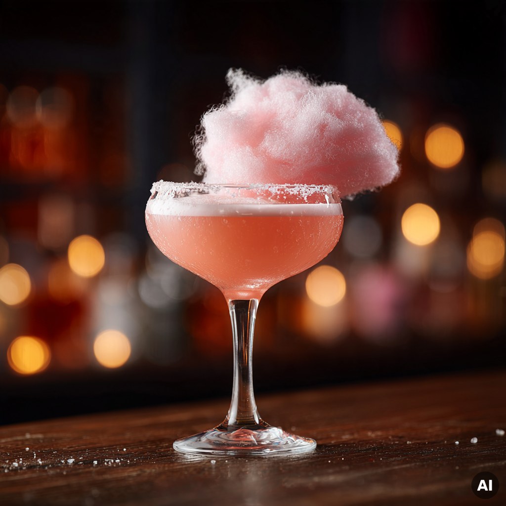 Zuckerwatte Wölkchen