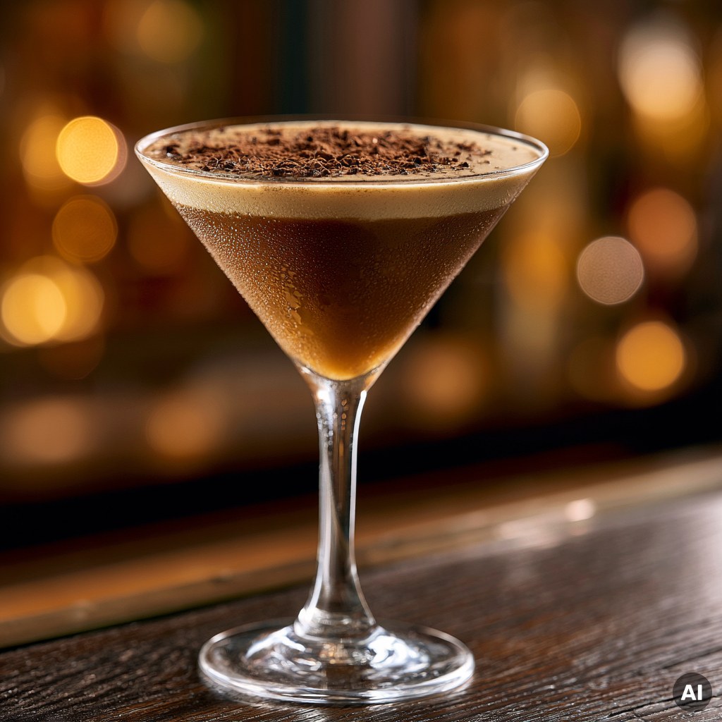 Dooley's Toffee Flat White Martini