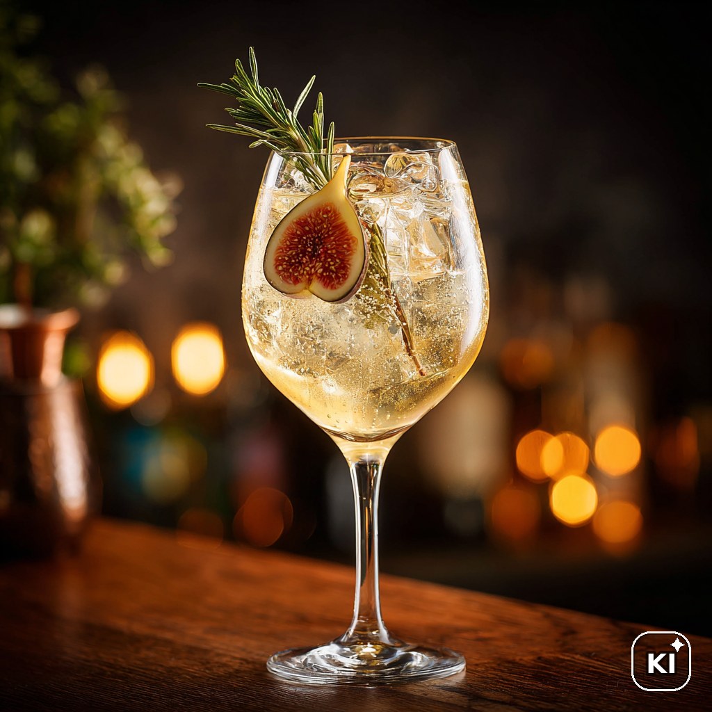 Feigen-Gin Spritz Cocktail Rezept