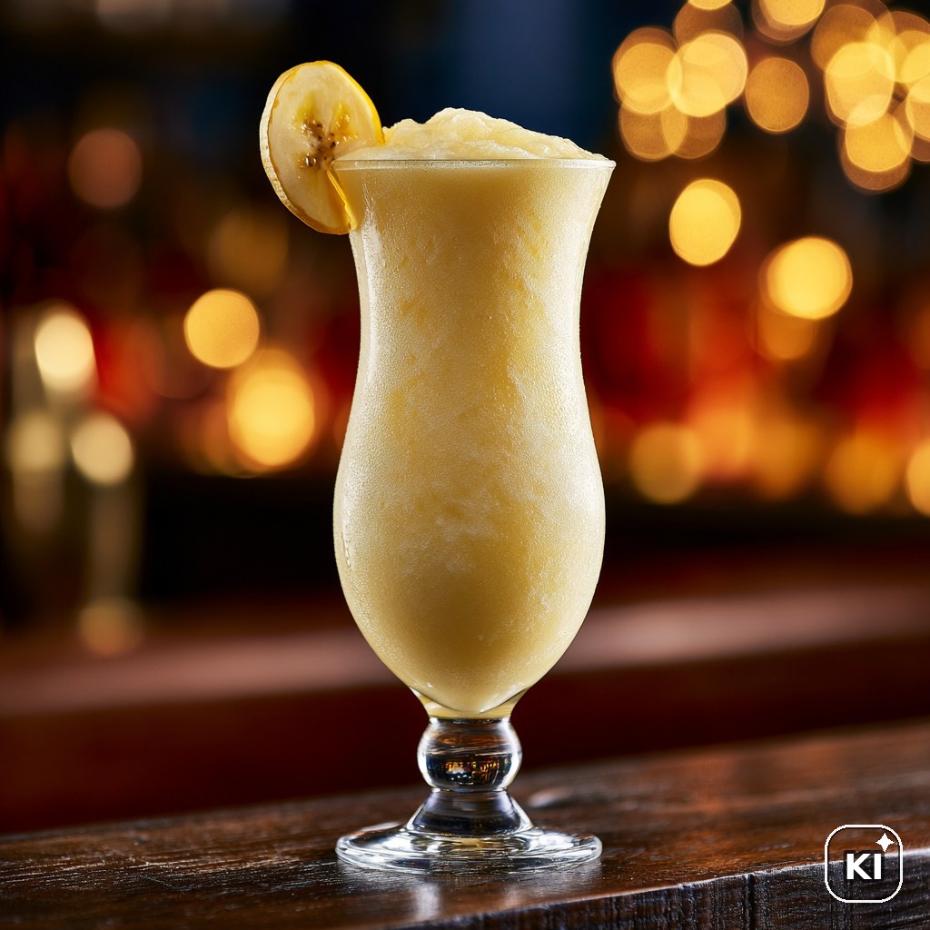 Frozen Banana Daiquiri Cocktail Rezept