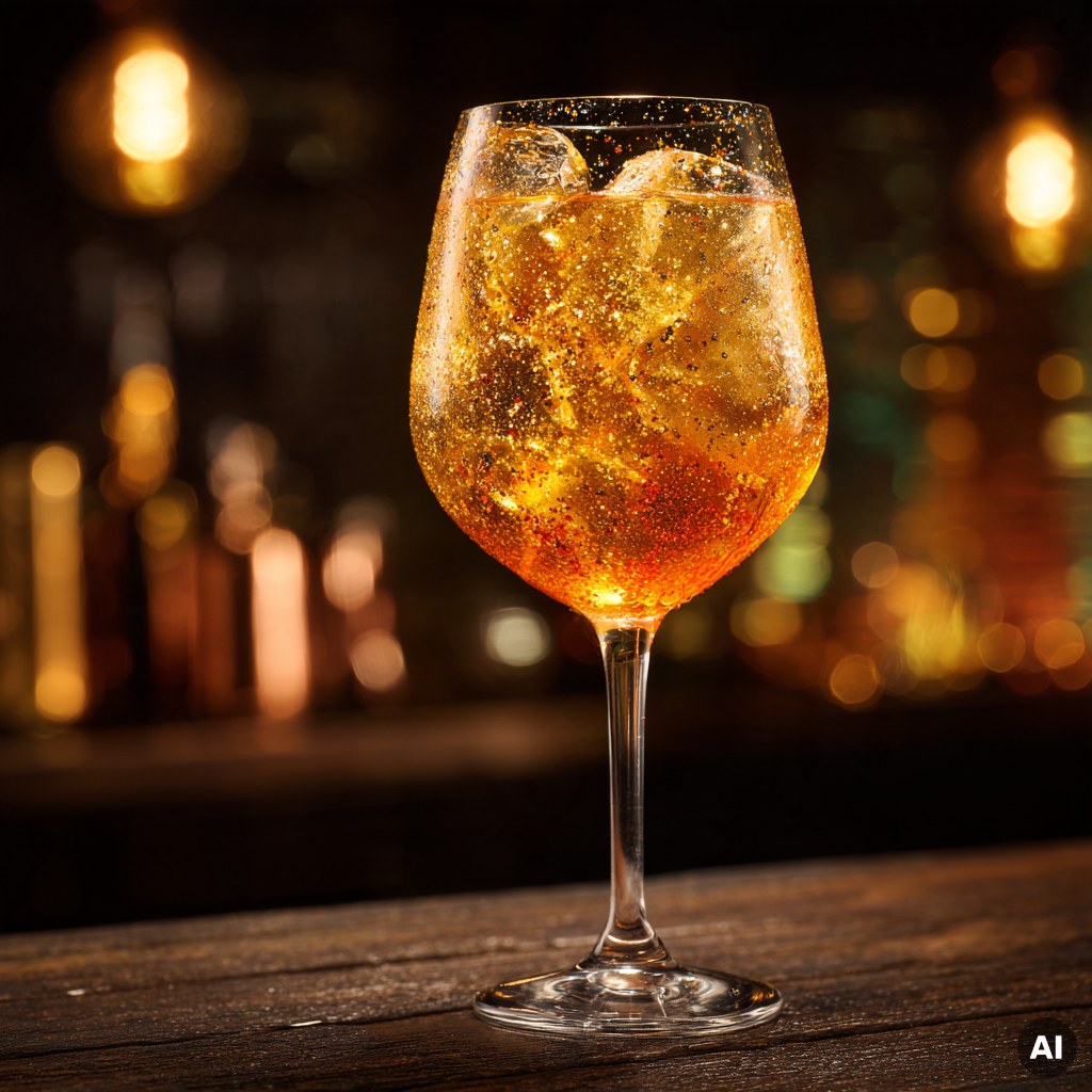 Gold Rush Spritz Cocktail Rezept