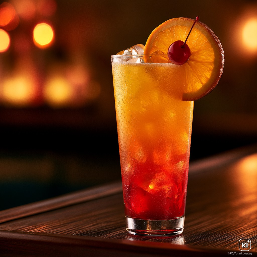 Golden Sunset Cocktail Rezept