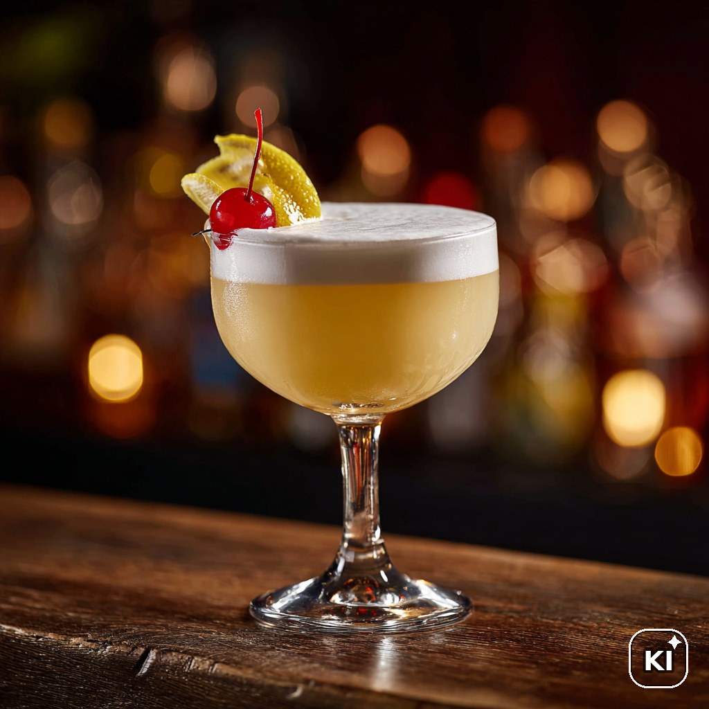 Grappa Sour Italiano Cocktail Rezept