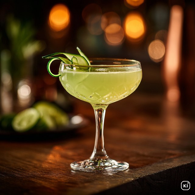 Gurken Gimlet Cocktail Rezept