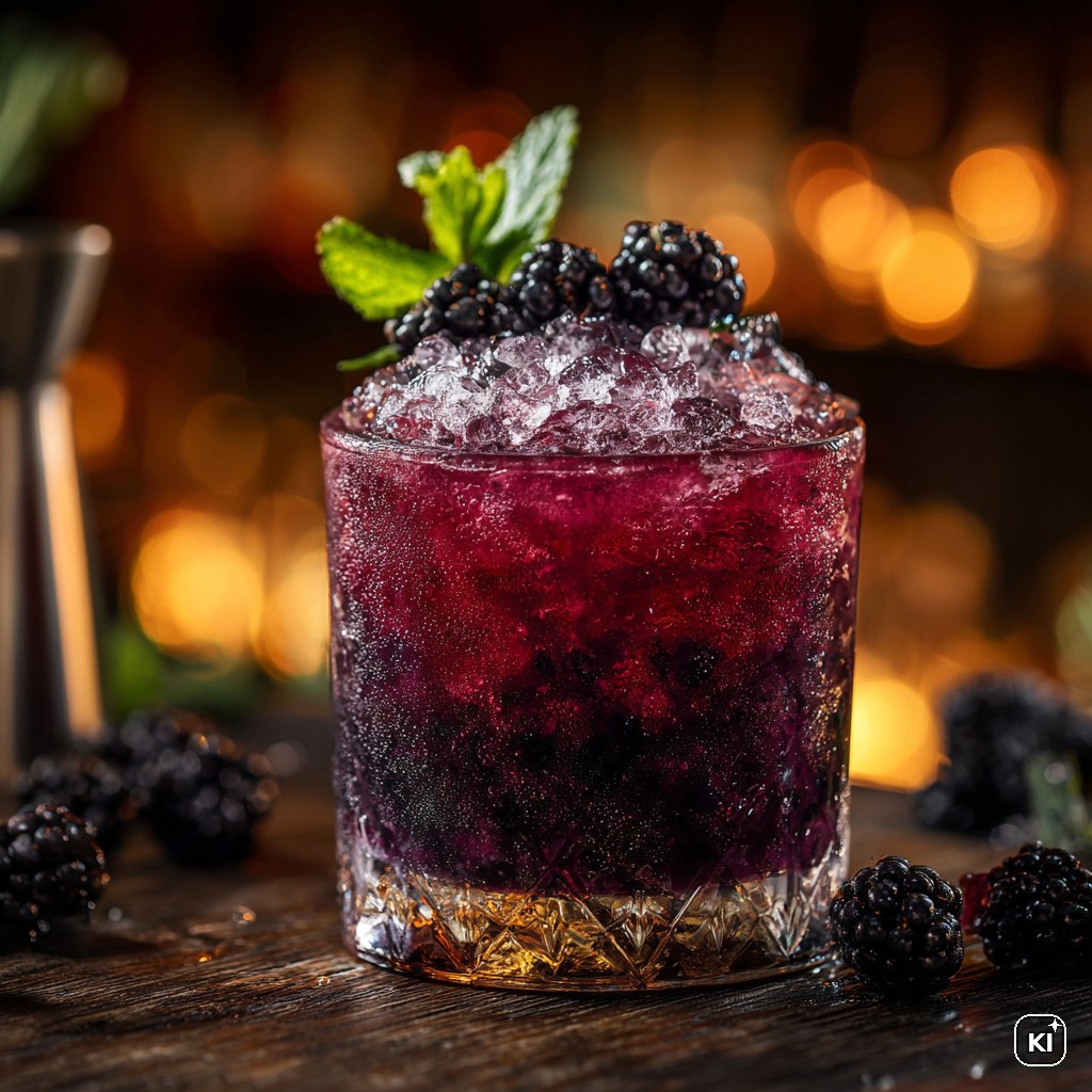 Jack Blackberry Smash Cocktail Rezept