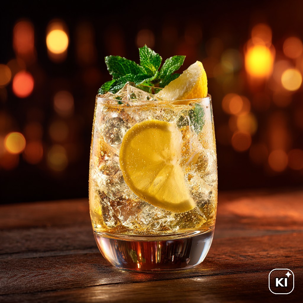 Kombucha Gin Spritz Cocktail Rezept