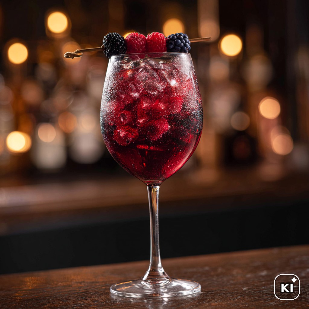 Lambrusco Berry Frizzante Cocktail Rezept