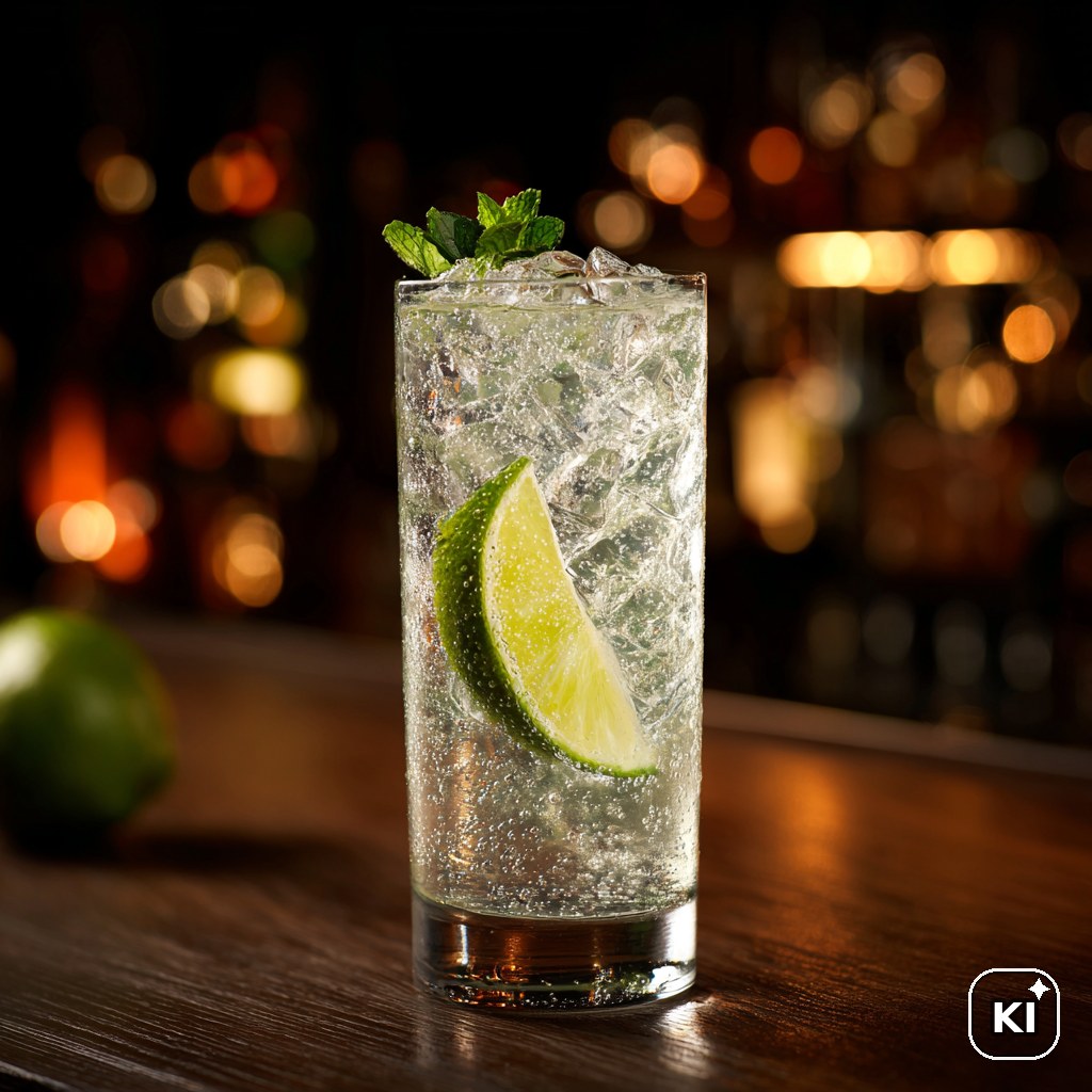 Leichter Limetten-Fizz Cocktail Rezept