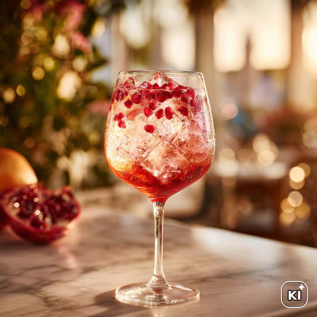 Lillet Granatapfel Spritz