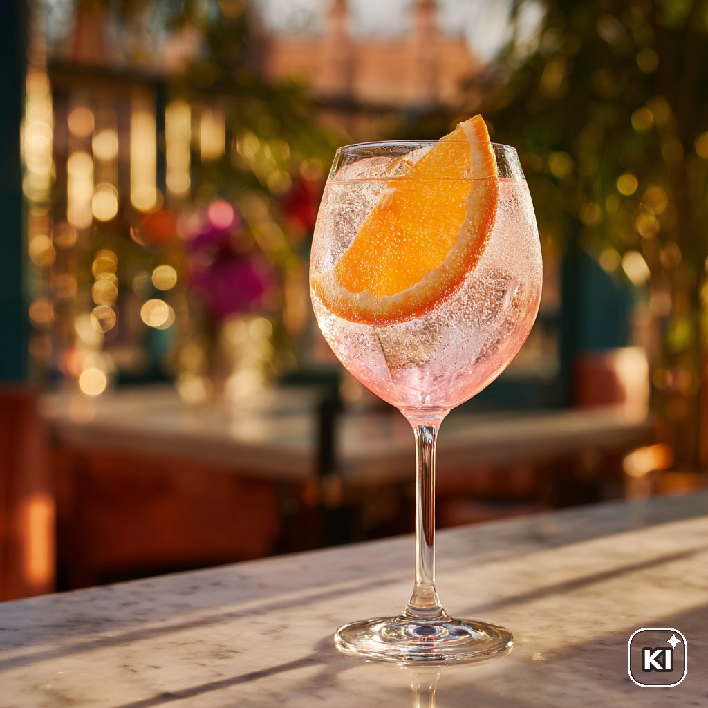 Lillet Rosé Tonic Cocktail Rezept
