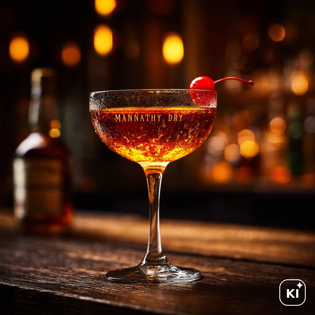 Manhattan Dry Cocktail Rezept