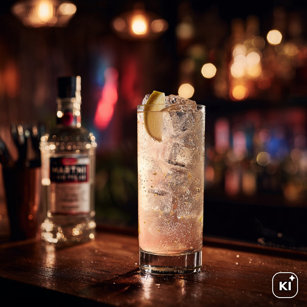 Martini Fizz Cocktail